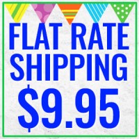 Flat Rate Shipping $9.95