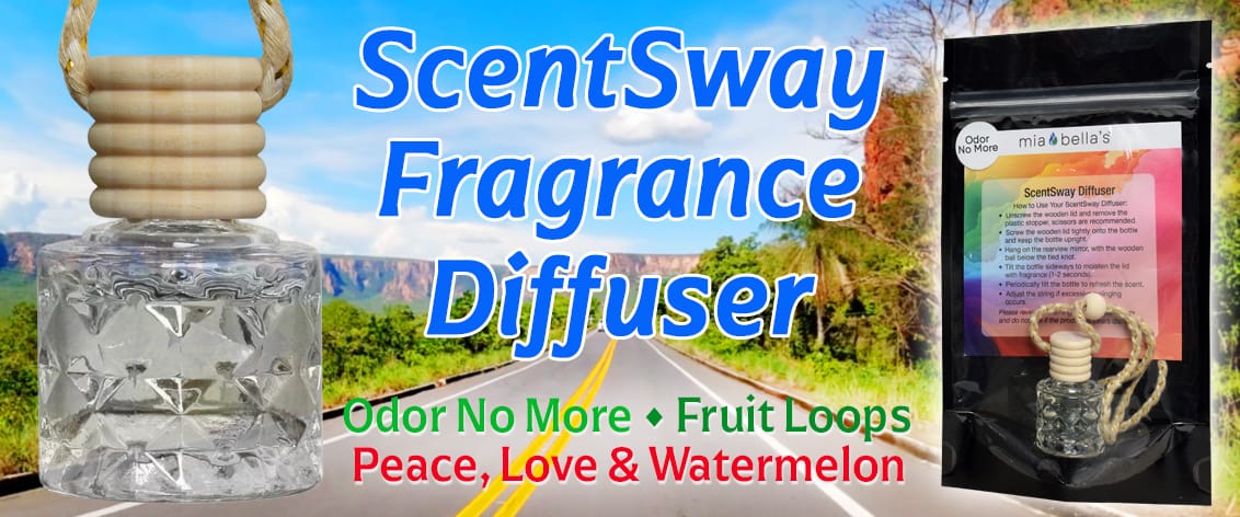 ScentSway Fragrace Diffuser - Odor No More - Fruit Loops - Peace Love & Watermelon